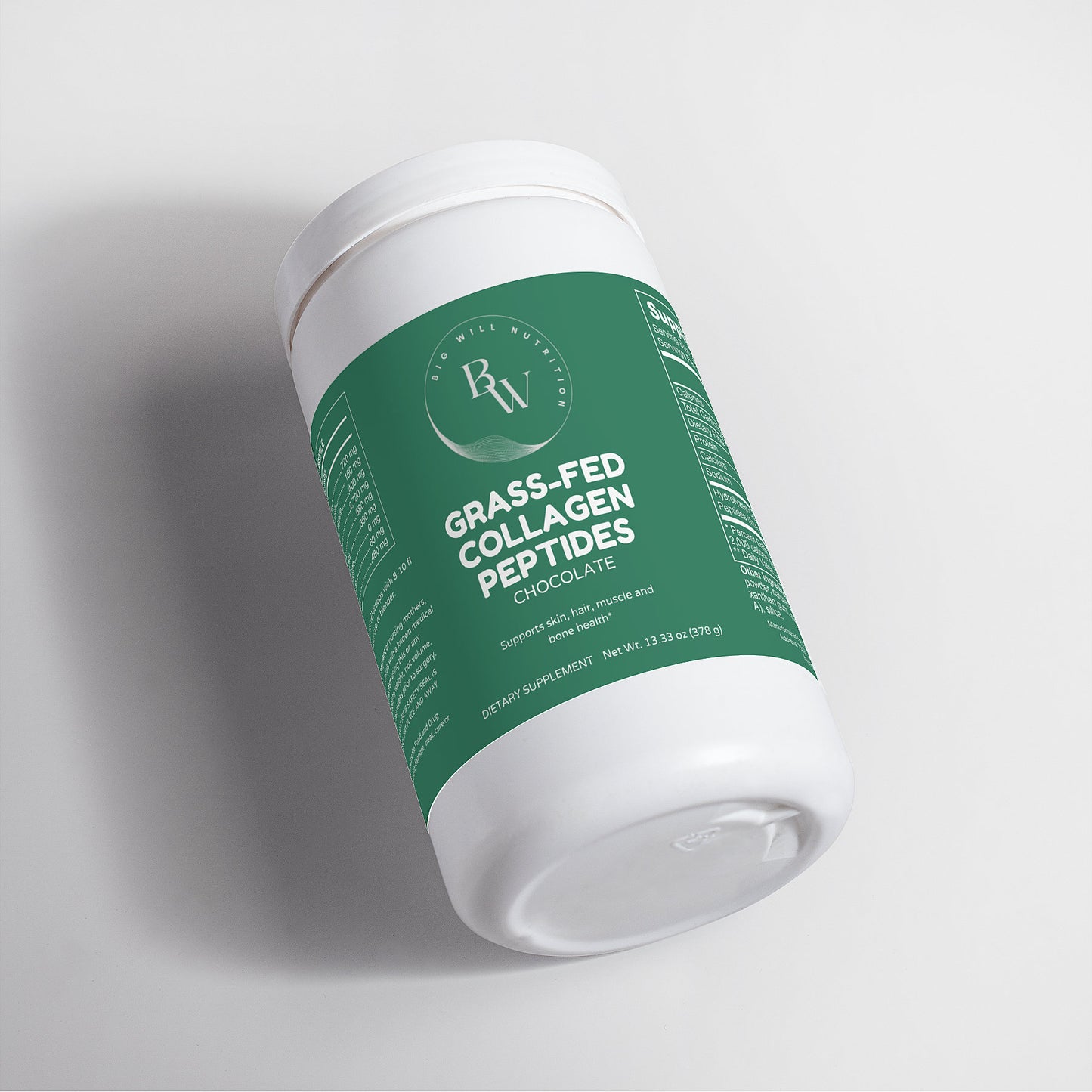 Grass-Fed Collagen Peptides Powder (Chocolate)